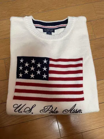 U.S. Polo Assn. 미국 국기 니트 스웨터