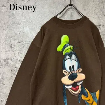 [초인기] Disney 맨투맨 구피 양면 프린트 구제 의류 00s