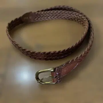 브라운 뜨개질 디자인 벨트 이탈리아제 359