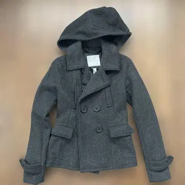 American Eagle Outfitters 후드 부착 피 코트