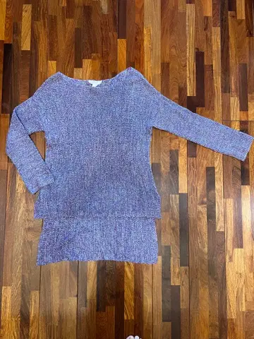 BCBG eneration 보라색 계열 긴팔 스웨터 XXS