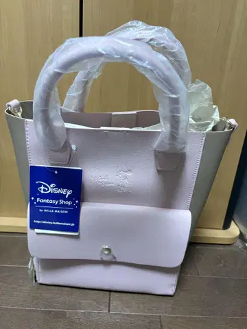 디즈니 벨 메종 핑크 토트백