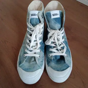 VANS 하이컷 스니커즈 데님 워시 클래식 블루
