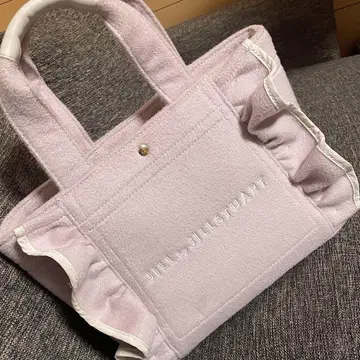 JILL STUART 프릴 핸드백 핑크