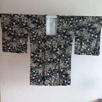 고급 겉옷 도우료 기모노 코트 실크