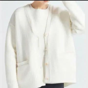 yori 압축 니트 가디건