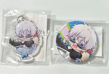 마루쿠지 주술회전 챠폰 고죠 사토루 캔뱃지 아크릴 키링