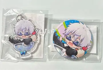 마루쿠지 주술회전 챠폰 고죠 사토루 캔뱃지 아크릴 키링