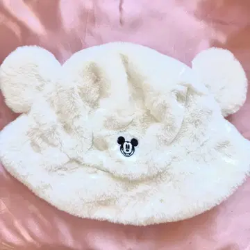 디즈니 퍼 버킷 햇 화이트