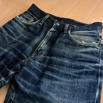귀신 수염! EDWIN X-JEANS 405 데님 인디고 에드윈