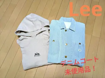 Lee Lee 데님 자켓 후드티