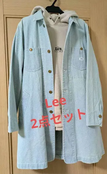 [미사용 포함] Lee Lee 데님 자켓 후드티