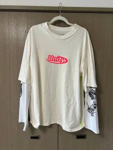 H&M Heron Preston H2 Unity 더블 레이어드 티셔츠