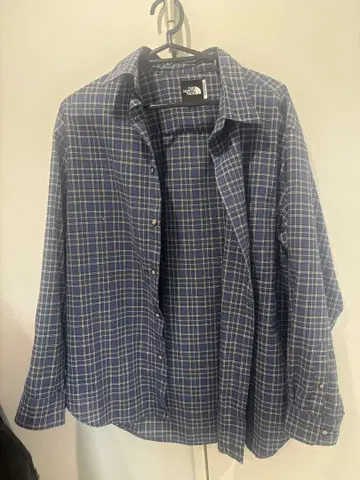THE NORTH FACE 플란넬 셔츠 L 사이즈 네이비 계열
