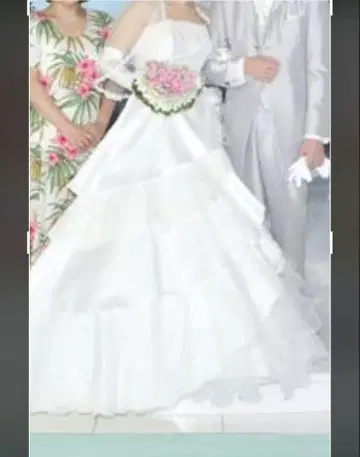 와타베 웨딩 웨딩 드레스 프릴 9호