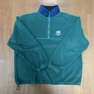 XLARGE 플리스 자켓 그린