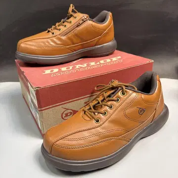 DUNLOP 남성용 스니커즈 25.5cm EEEE 브라운