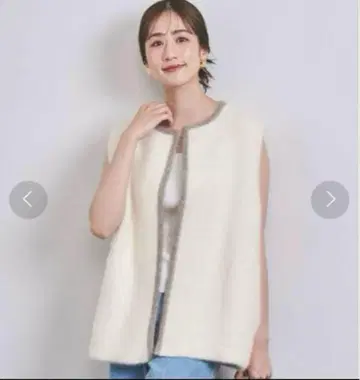 유나이티드 애로우즈 폭스 캐시미어 베스트