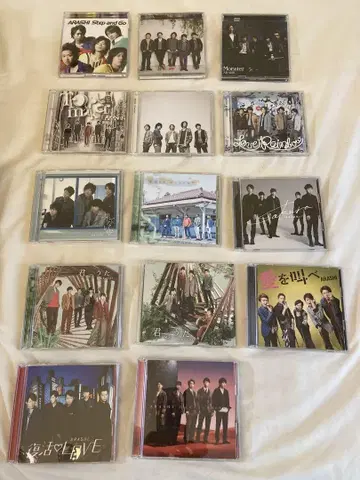 ARASHI 싱글 앨범 CD 초회반 메이킹 17장 묶음 판매