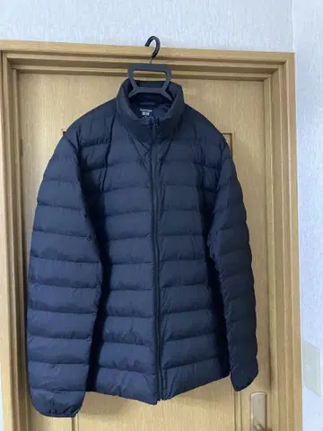 UNIQLO 퍼프테크 XL 다운 자켓 블랙