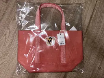 페이러 올드 테디걸 와펜 토트백 핑크 새상품