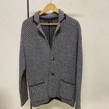 LARDINI 네이비 계열 버튼 자켓