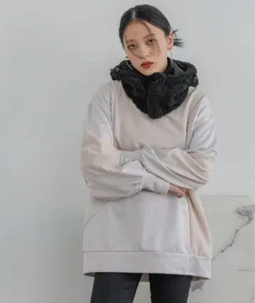 JEANASIS 블로킹 풀오버 프리 사이즈
