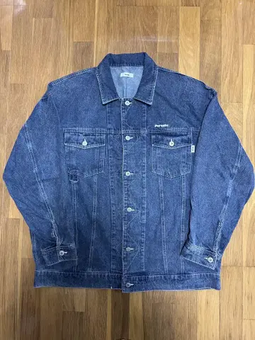 Perushu 블루 데님 자켓