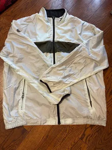 DISEL 나일론 자켓 화이트