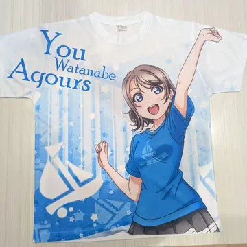 러브 라이브! 선샤인!! 와타나베 요우 풀 그래픽 T셔츠