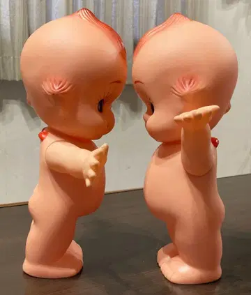 큐피 인형 2체 29cm