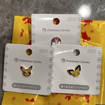 포켓몬 귀걸이 3개 세트 Pokemon 포켓몬 센터