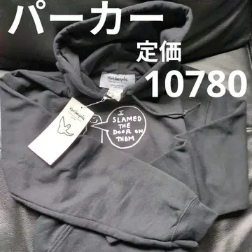 Mark Gonzales 블랙 후드티 S 사이즈