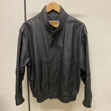 INTERMEZZO 블랙 가죽 자켓 M