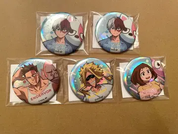 히로아카 애니멀 비치볼 캔뱃지 쇼토 우라라카 올마이트 엔데버