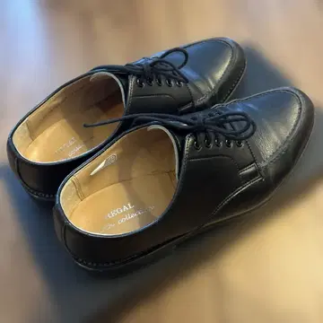 REGAL 블랙 가죽 캐주얼 슈즈 24.5cm