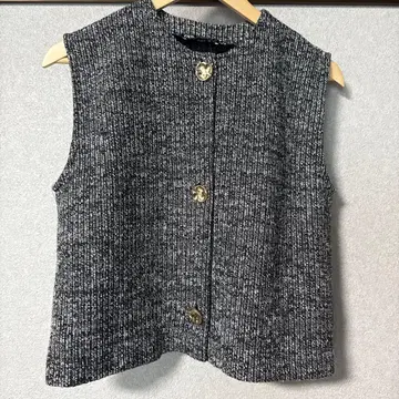 ZARA 자라 트위드 베스트