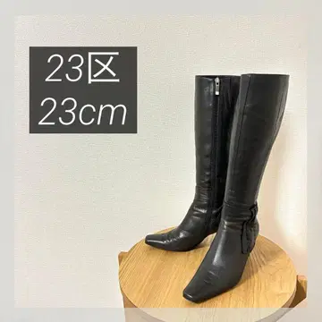 [새상품급] 23구 조키 롱 부츠 풀 지퍼 23cm