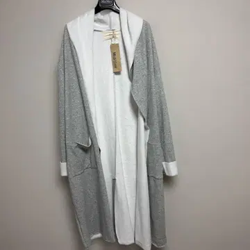택 포함 새상품 MidiUmi 니트 롱 코트 그레이