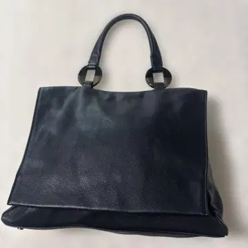 블랙 가죽 토트백 핸드백 가죽풍 심플
