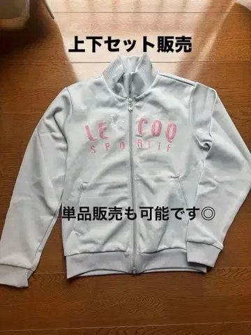 LE COQ SPORTIF 화이트 그레이 저지