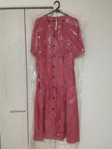 그레이스 콘티넨탈 귀여운 린넨 티어드 원피스