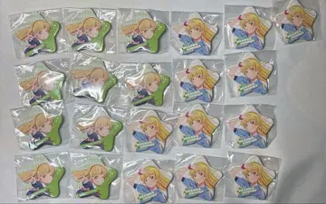 B 러브 라이브 슈퍼스타 랜덤 토이 별 모양 캔뱃지 헤안나 스미레 세트