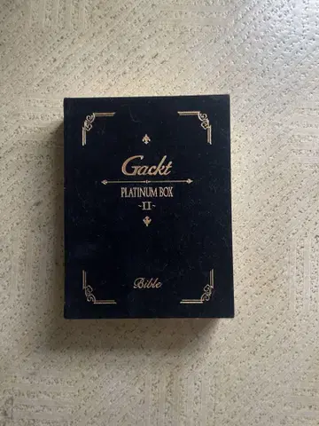Gackt PLATINUM BOX II DVD
