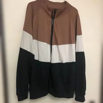 컬러 블록 겉옷