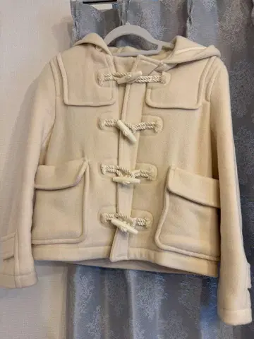 아이보리 더플 코트