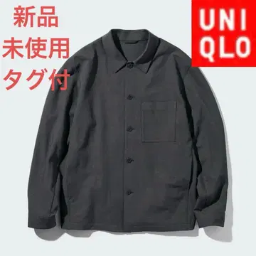 감동 셔츠 자켓 / 울 라이크 다크 그레이 L 사이즈