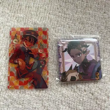 지박소년 하나코 군 뮤지엄 캔뱃지 클리어 카드 세트