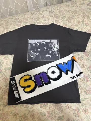 SnowMan 라이브 T셔츠 초상 var and 타월