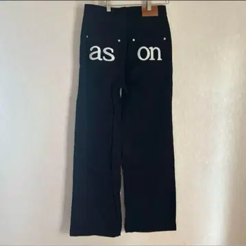 as'on 아즈온 SMOG WIDE PANTS 블랙 ason 한국